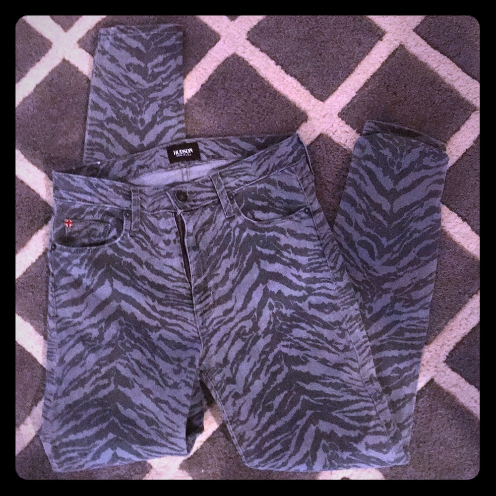 Hudson Zebra Striped Jeans💕